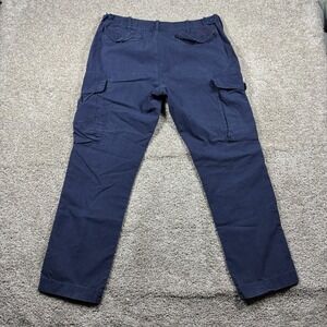 Polo Ralph Lauren Mens Navy Blue Military Cargo Pants Modern 34x30 MIL-J-4883A